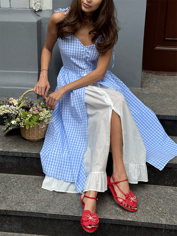 Meadow Dreams Gingham Dress